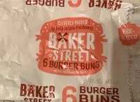 Mängden socker i 6 Burger Buns with Sesame Seeds