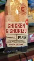 Mängden socker i Panini, chicken and chorizo