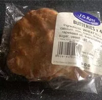 Mängden socker i Butteries