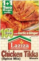 Mängden socker i International Chicken Tikka Masala Spice Mix