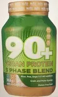 Mängden socker i 90+ Vegan Protein
