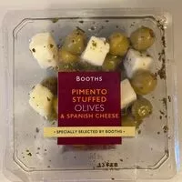 Mängden socker i Pimento stuffed olives & Spanish cheese