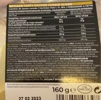 Mängden socker i Tasty Mature Cheese Scheiben