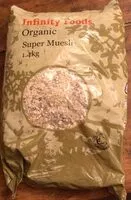 Mängden socker i Organic super muesli