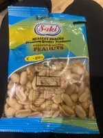 Mängden socker i roasted and salted peanuts