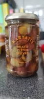 Mängden socker i mixed pitted olives