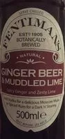 Mängden socker i Ginger Beer & Mudled Lime