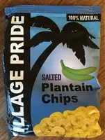 Mängden socker i Salted plantain chips