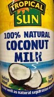 Mängden socker i Coconut milk