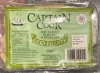 Mängden socker i Dry salted Cod fillets