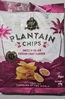 Mängden socker i Plantain chips sweet Plantain passion fruit flavour