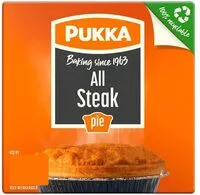 Mängden socker i Pukka All Steak Pie