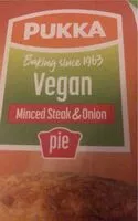 Mängden socker i Vegan pukka meat and onion pie