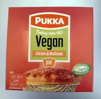 Mängden socker i Vegan chicken and mushroom pie