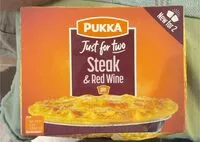 Mängden socker i Steak and red wine pie