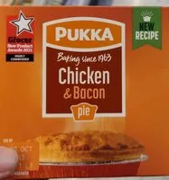 Mängden socker i Chicken and bacon pie