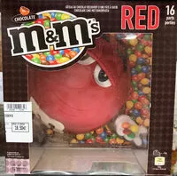 Mängden socker i Gâteau 16 parts M&M's Chocolate RED