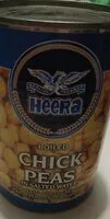 Mängden socker i Chick peas