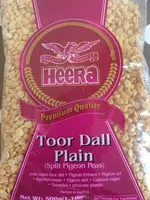 Mängden socker i Toor dall plain