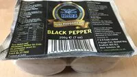 Mängden socker i Mini pappadums - Black pepper