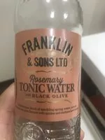 Mängden socker i Franklin & sons rosemary Tonic Water with black olive