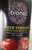 Mängden socker i Cider vinegar