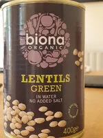 Mängden socker i Green lentils