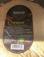 Mängden socker i Wheat organic pizza base