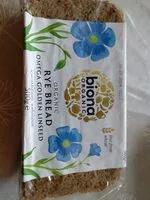 Mängden socker i Biona Organic Omega Rye Bread