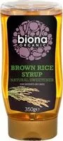 Mängden socker i Brown Rice Syrup Natural Sweetener