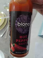 Mängden socker i Biona Organic Hot Pepper Sauce