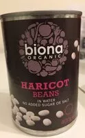 Mängden socker i Haricot beans in water