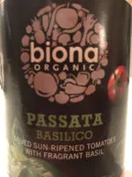 Mängden socker i Biona Organic Passata With Basil
