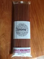 Mängden socker i Spaghetti d'epeautre