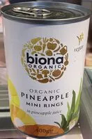 Mängden socker i Pineapple mini rings