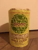 Mängden socker i Organic Pelt Cakes no salt