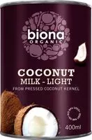 Mängden socker i Coconut Milk Light