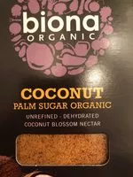 Mängden socker i Biona Coconut Palm Sugar