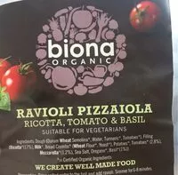 Mängden socker i Raviolli pizzaiola