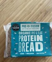 Mängden socker i Orgânic protein bread