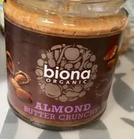 Mängden socker i Almond butter crunchy