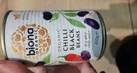 Mängden socker i Biona Organic Chili Black Beans 400G