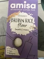 Mängden socker i Amisa gluten free organic brown rice flour