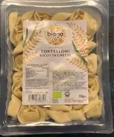 Mängden socker i Organic Tortelloni Rocotta Cheese