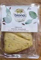 Mängden socker i Organic Vegan Samosas