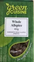 Mängden socker i Whole Allspice