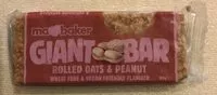 Mängden socker i GIANT BAR rolled oats and peanut