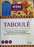 Mängden socker i Taboulé