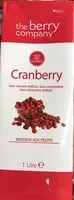 Mängden socker i Cranberry