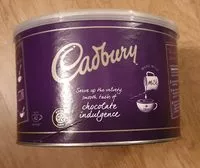 Mängden socker i Cadbury Drinking Chocolate 1kg